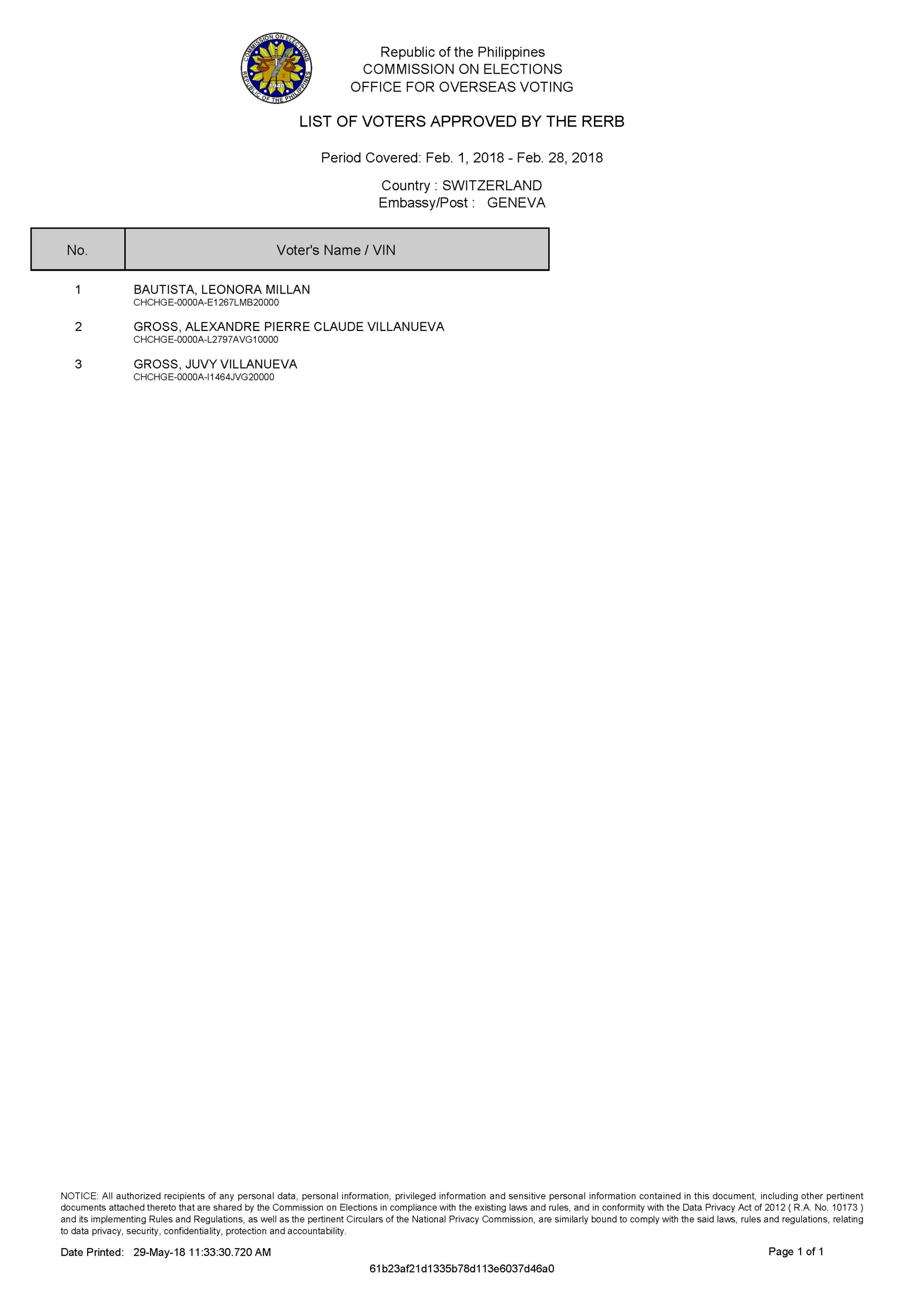 05 HEARING JANUARY 2018 FEBRUARY 2018